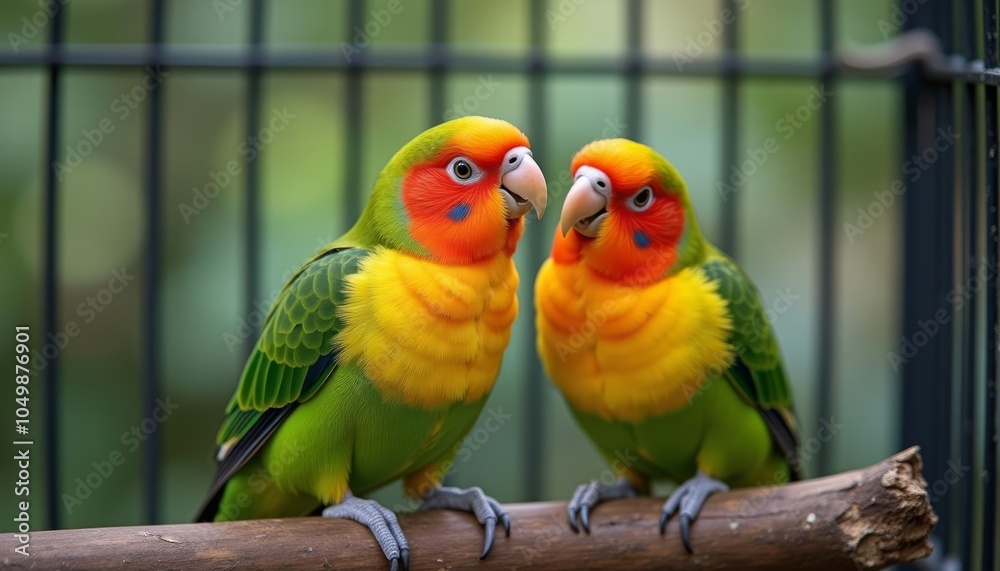 Fototapeta premium Birds of a feather close together