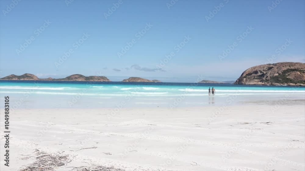 Lucky Bay in cape Le Grand National Park, Western Australia. The whitest beaches and clearest sea. Lucky Bay in cape Le Grand National Park, Western Australia. The whitest beaches and clearest sea.