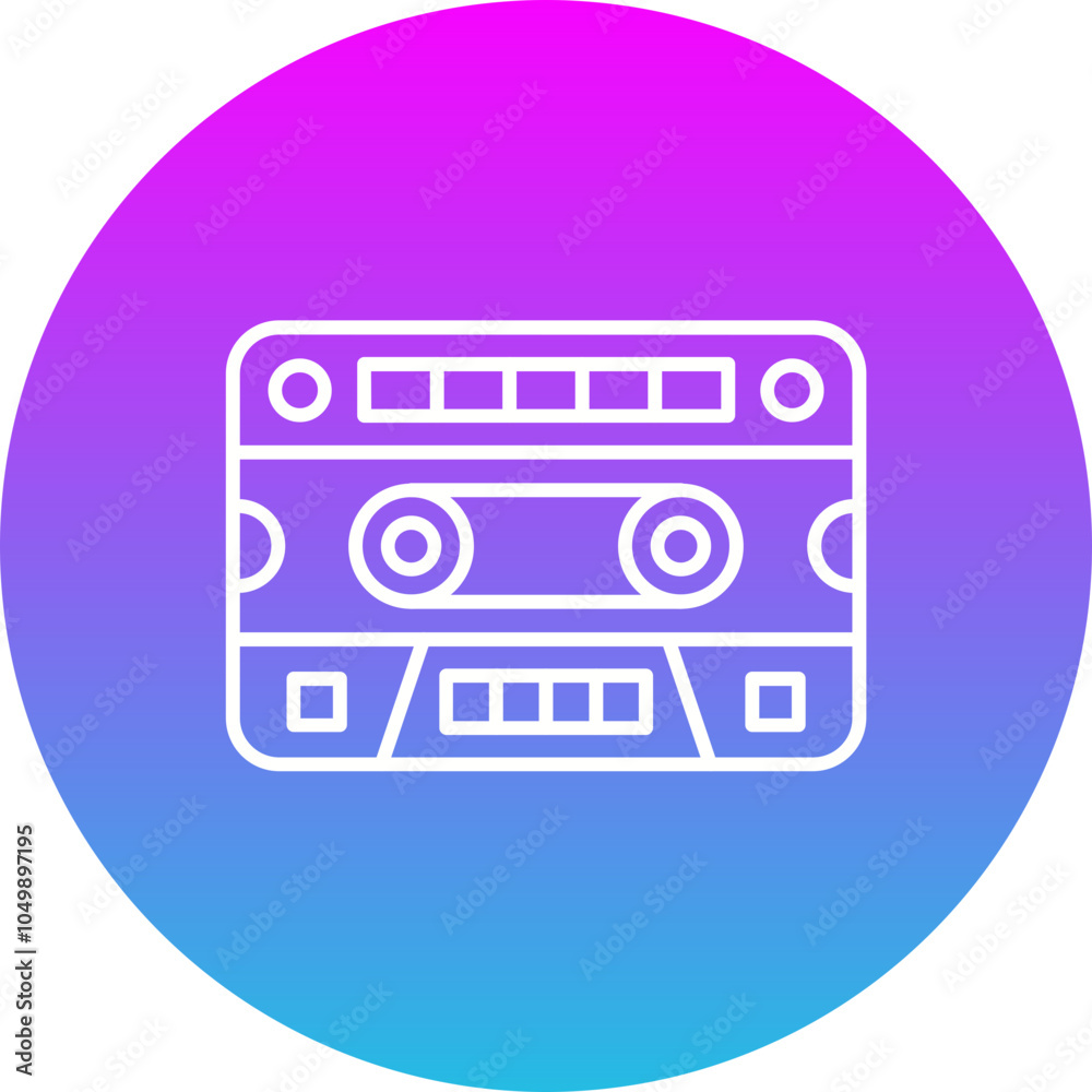 Obraz premium Cassette Icon