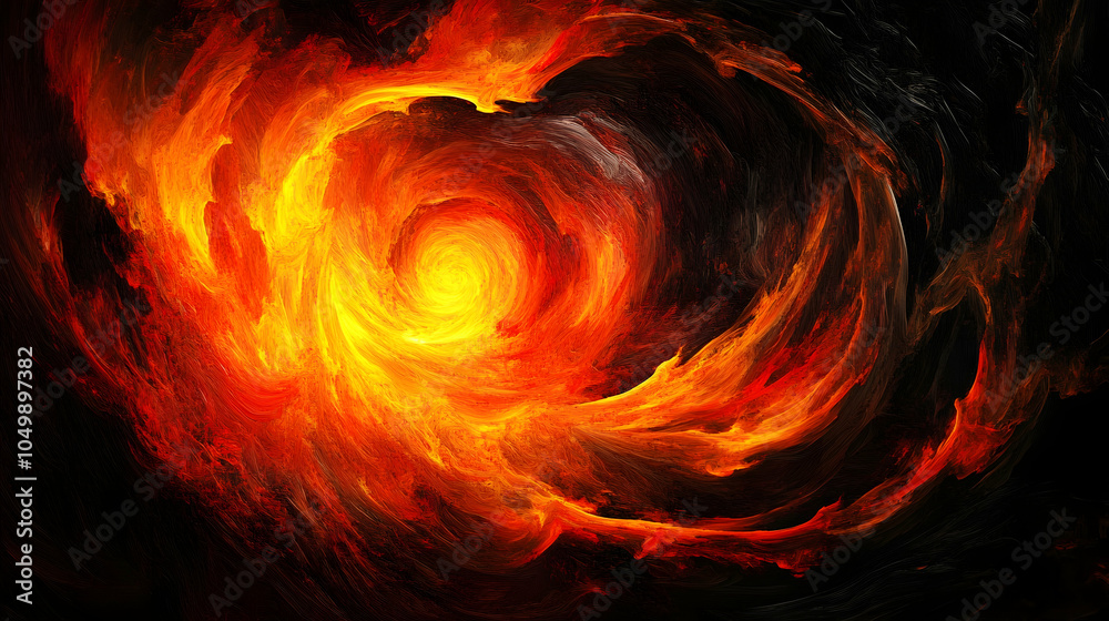 Abstract Fire Vortex, swirl, spiral, flames, inferno, heat Abstract Fire Vortex, swirl, spiral, flames, inferno, heat