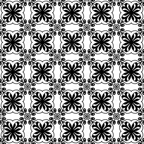set of black and white patterns
