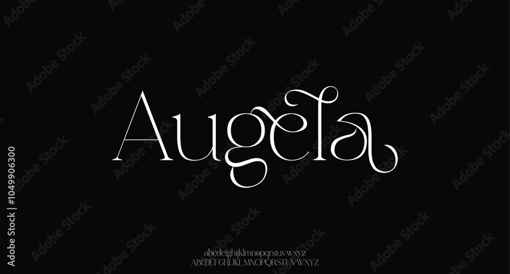 Elegant modern minimalist alphabet display font vector
Elegant modern minimalist alphabet display font vector