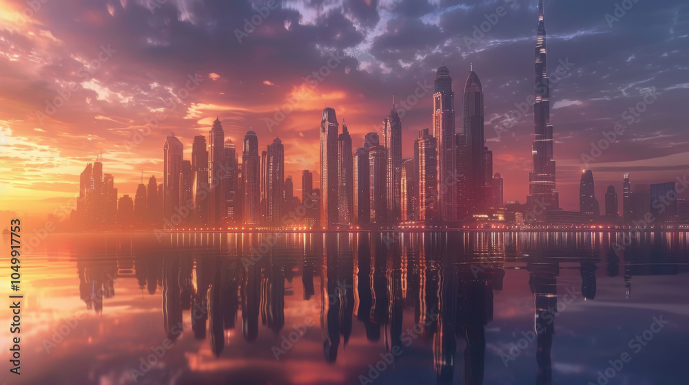 Fototapeta premium future city