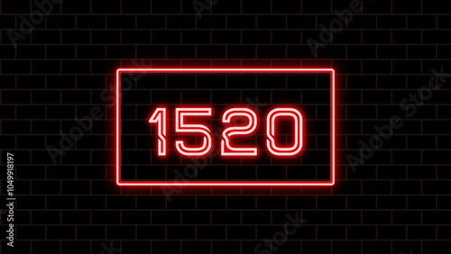 1520年のネオン文字