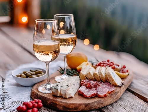 Celebrating togetherness a cozy family holiday dinner with festive foods and warm lighting for memorable moments