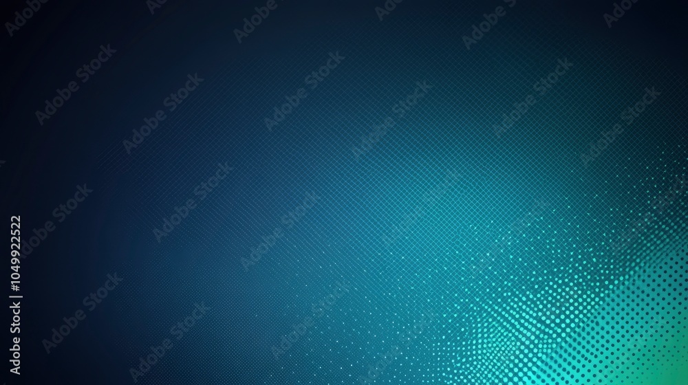 Fototapeta premium Abstract blue background with a subtle green pattern.