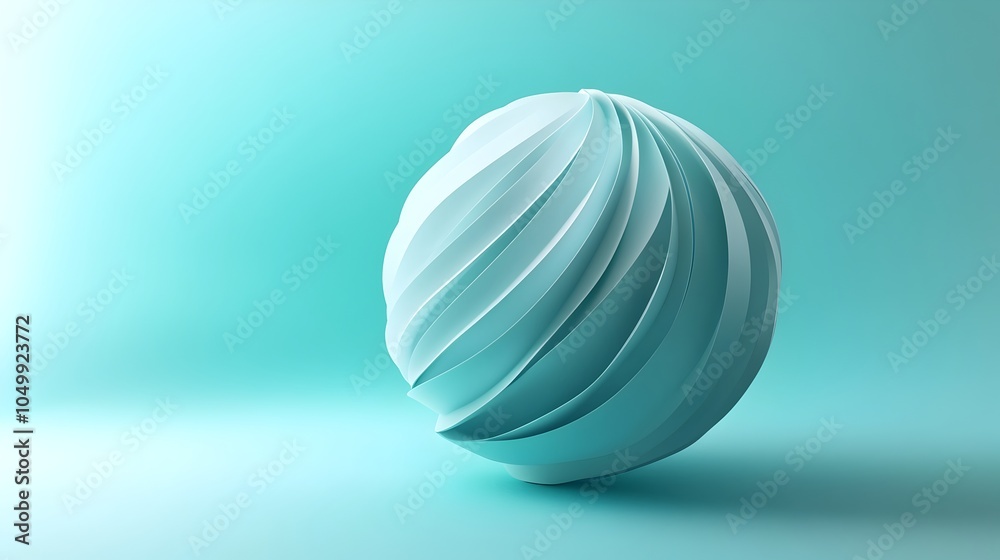 Sleek Expanding Sphere with Smooth Gradients Representing Growth and Movement Sleek Expanding Sphere with Smooth Gradients Representing Growth and Movement