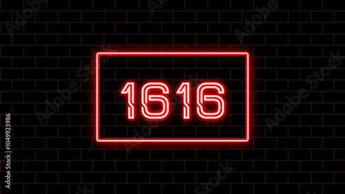 1616年のネオン文字