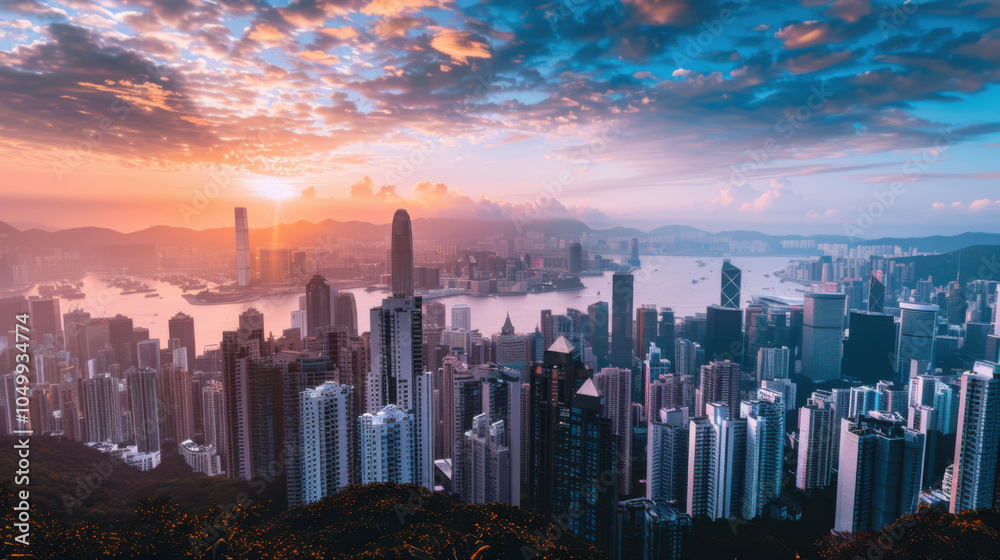 Fototapeta premium surreal future city