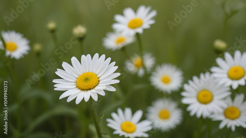 daisies in the grass Blühende Buschwindröschen, Anemone nemorosa