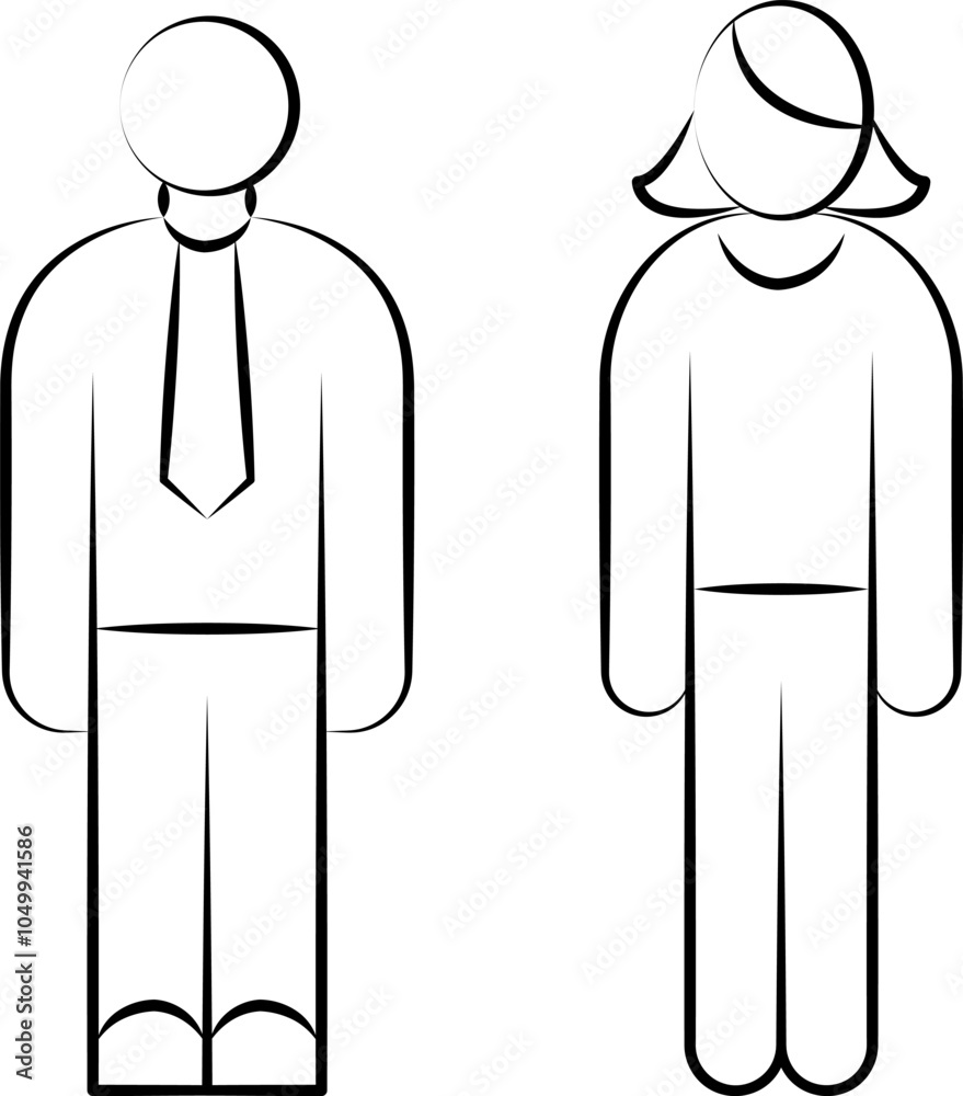 Voting concepts with people simple hand drawn line icons. People Line Vote Vectors Art Voting concepts with people simple hand drawn line icons. People Line Vote Vectors Art