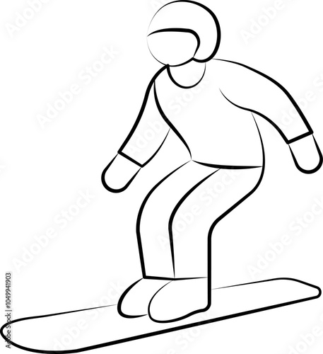 Winter sports icon vector illustration collection in a line outline style. Ski, winter sports and snow Handdrawn Doodle icons.