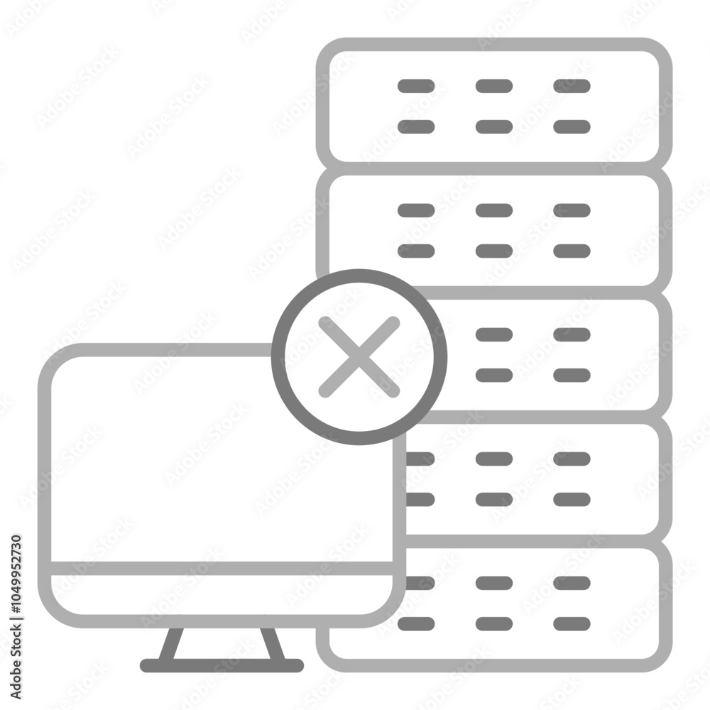 Fototapeta premium Connection Error Icon