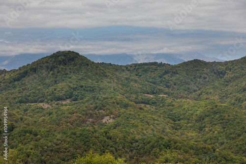 Beautiful view on the mountains. Vank, Nagorno Karabakh, Azerbaijan. photo