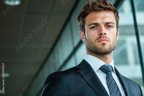 Wallpaper Mural Concept of business professionals working together in a high-tech urban environment. Beautiful simple AI generated image Torontodigital.ca