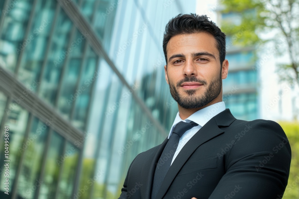 Concept of business professionals working together in a high-tech urban environment. Beautiful simple AI generated image Concept of business professionals working together in a high-tech urban environment. Beautiful simple AI generated image