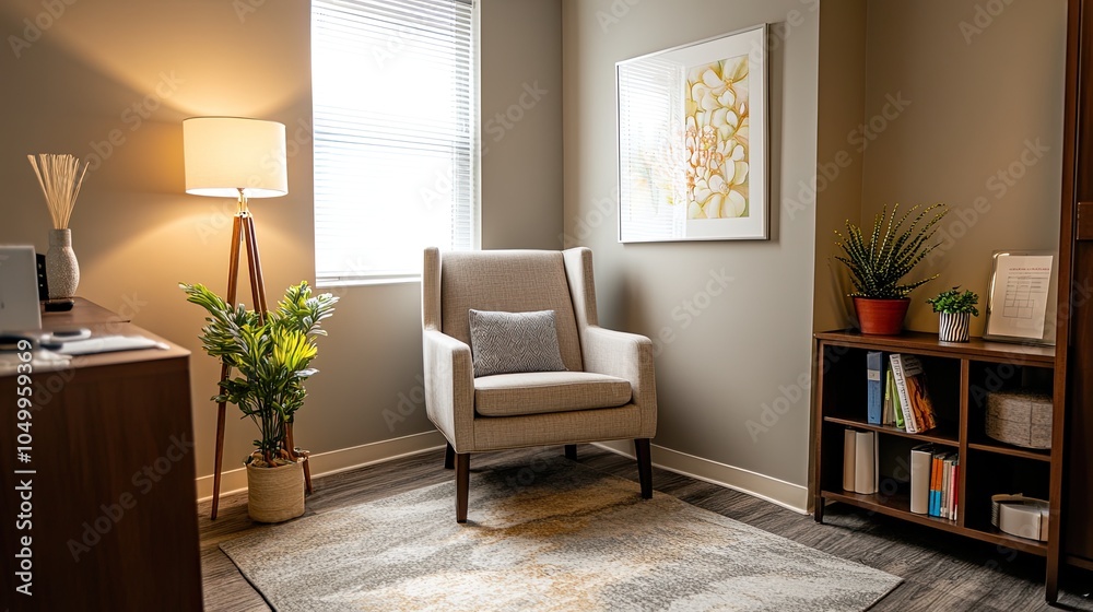 Fototapeta premium Cozy Office Space for Mental Health Professionals