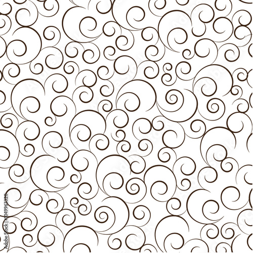 seamless pattern with spirals