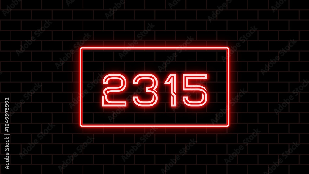 2315年のネオン文字