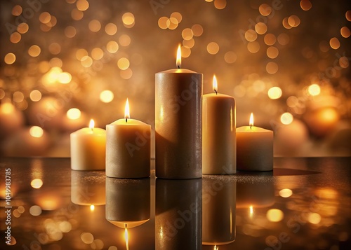 Elevate Diwali photos with Devali candles and elegant decor. photo