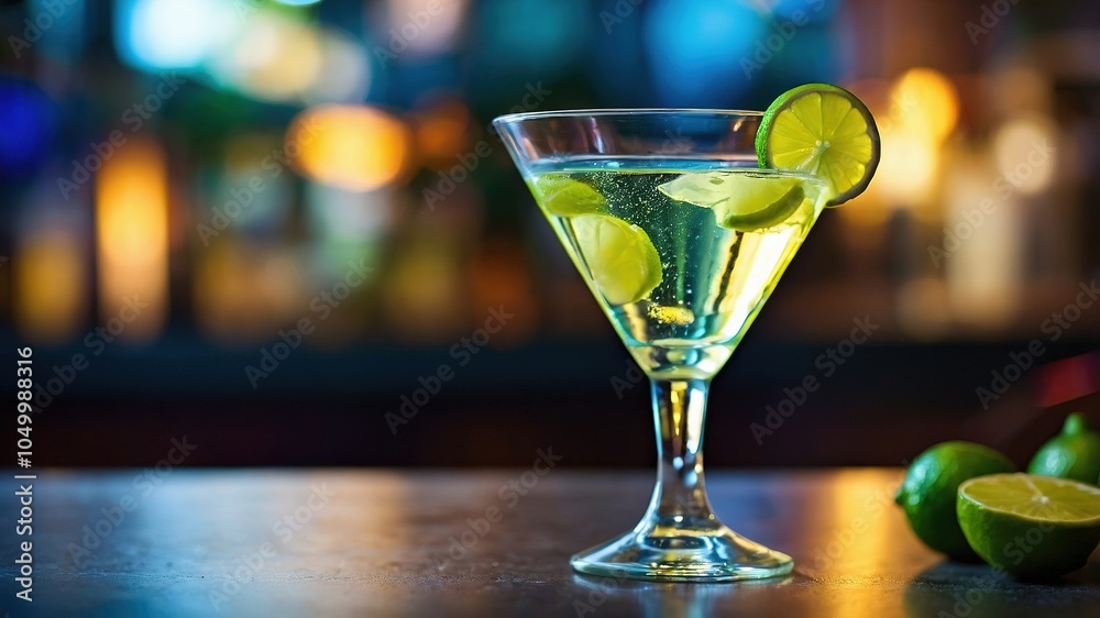 Lime Martini: Summer's refreshing cocktail captured in stunning photography. Lime Martini: Summer's refreshing cocktail captured in stunning photography.