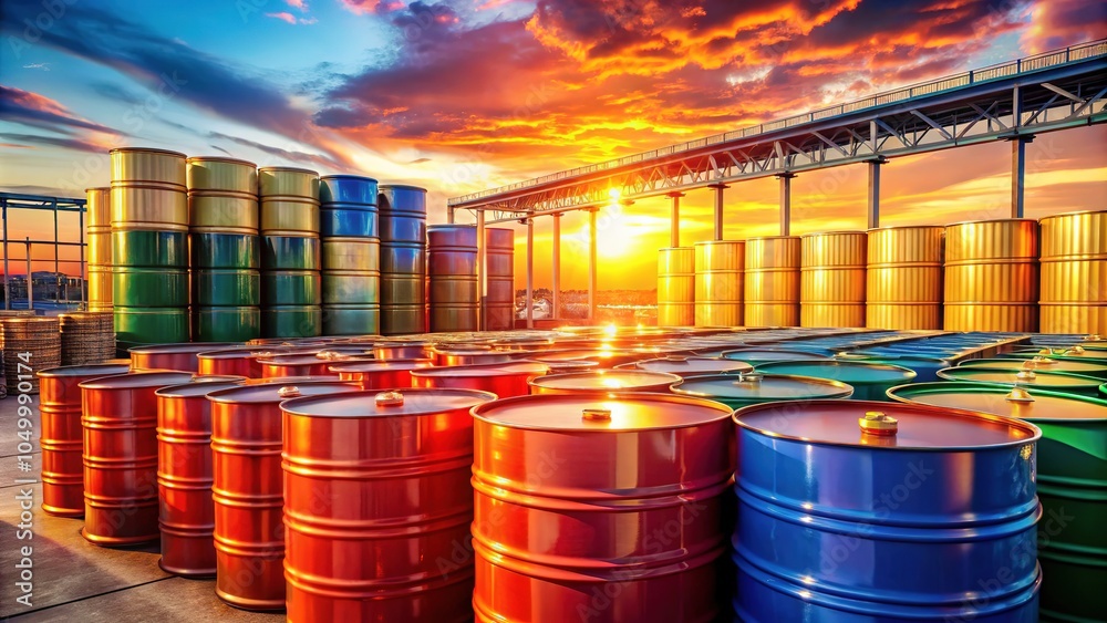 Oil barrels stored at industrial facilities require efficient resource management alongside environmental considerations to ensure sustainable fuel supply and minimize ecological impact. Oil barrels stored at industrial facilities require efficient resource management alongside environmental considerations to ensure sustainable fuel supply and minimize ecological impact.