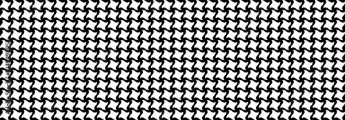 Abstract, Geometric, Lines, Flowing pattern, Illustration, Vector, Alternating overlapping, Symmetrical, Orderly arrangement background, Seamless, Banner, Website, Template, Black and white.