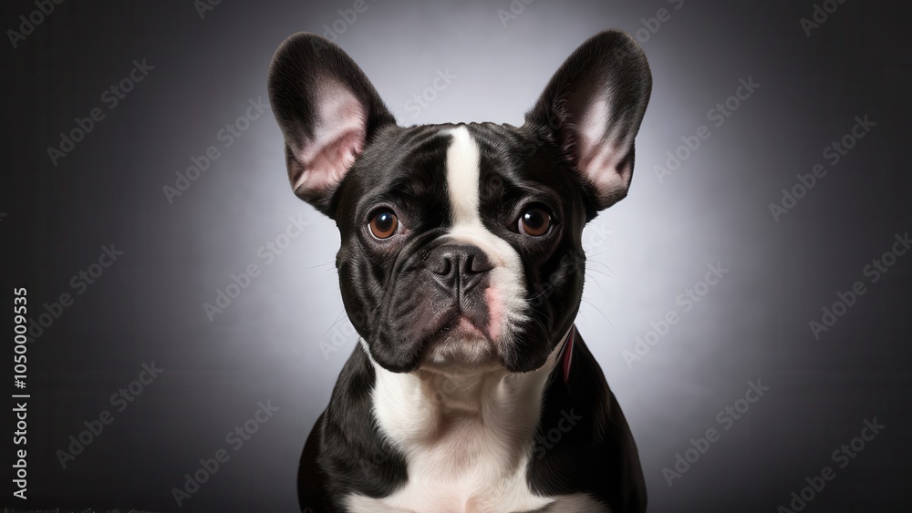 Fototapeta premium Frenchton. French Bulldog