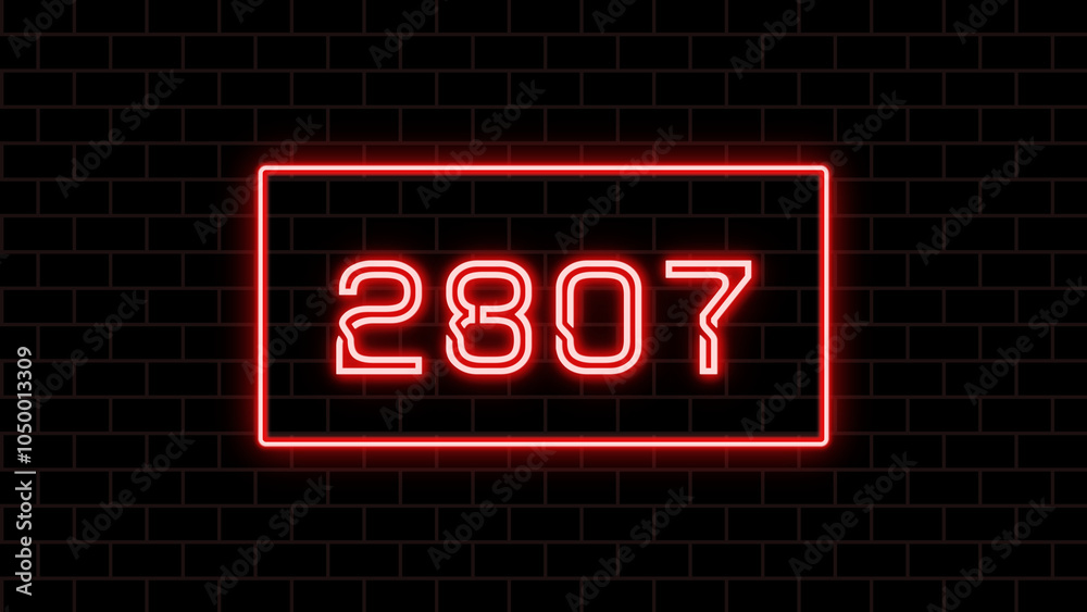 2807年のネオン文字 2807年のネオン文字