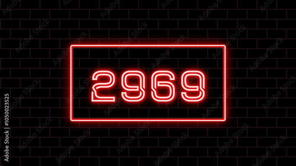 2969年のネオン文字 2969年のネオン文字