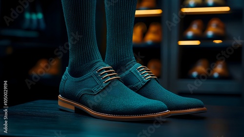 Stylish Men’s Shoes in Elegant Display