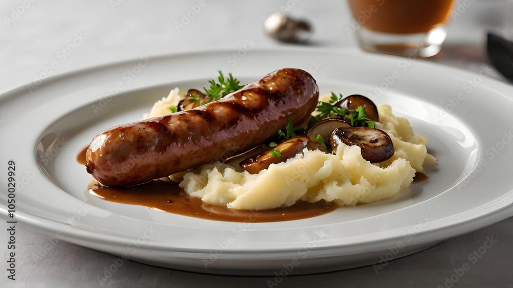 Grilled_sausage_with_buttery_mashed_potatoes Grilled_sausage_with_buttery_mashed_potatoes