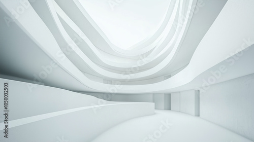 astarte.ai: Ethereal Curved Passage in Minimalist Architecture
