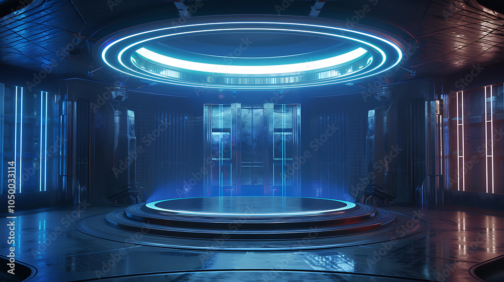 cyberpunk podium