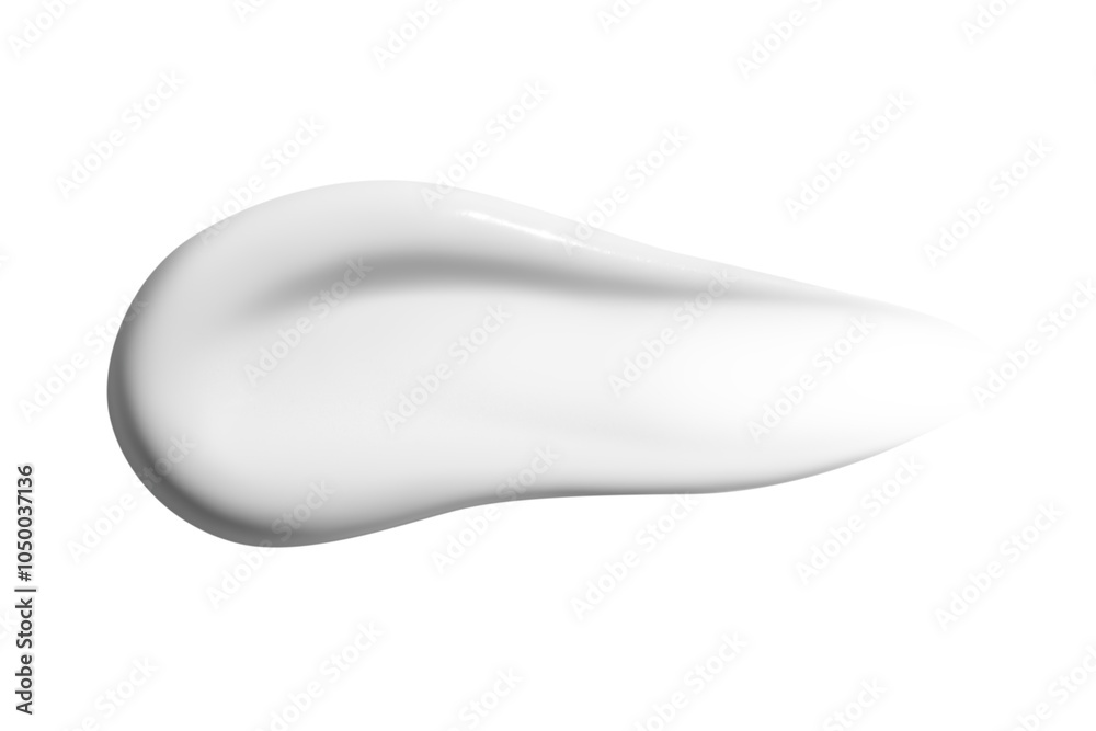 Smear of white cream on an empty background. Skincare product, smooth texture. Smear of white cream on an empty background. Skincare product, smooth texture.