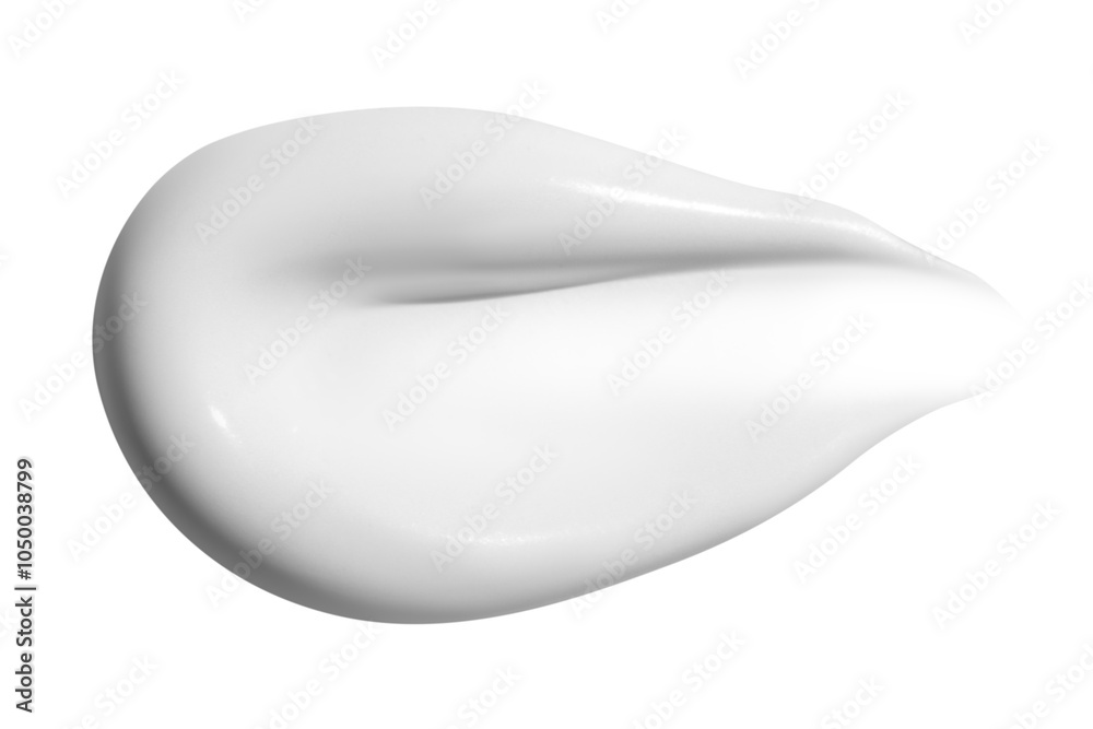 Smear of white cream on an empty background. Skincare product, smooth texture. Smear of white cream on an empty background. Skincare product, smooth texture.