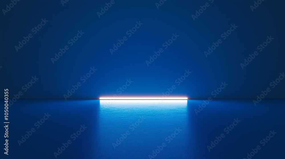 Light table on blue background Light table on blue background