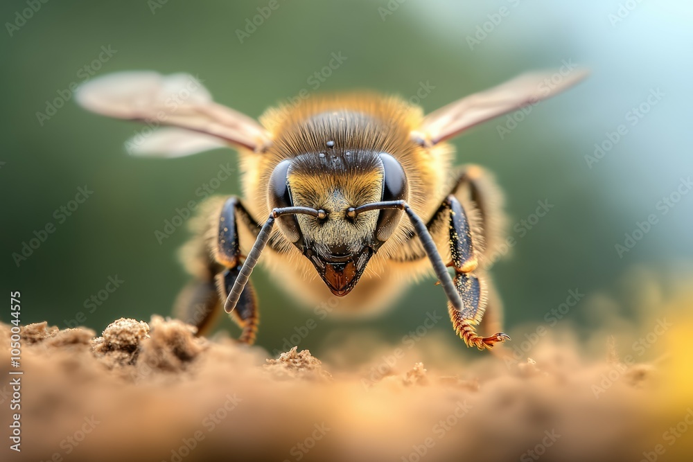 Black ants in the flower petal area - generative ai. Beautiful simple AI generated image Black ants in the flower petal area - generative ai. Beautiful simple AI generated image