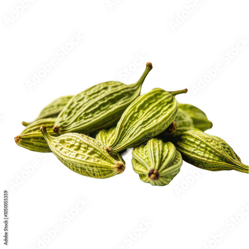Wallpaper Mural Pile of Green cardamom pods isolated on transparent background Torontodigital.ca