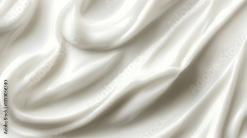 Creamy White Texture on Natural Background