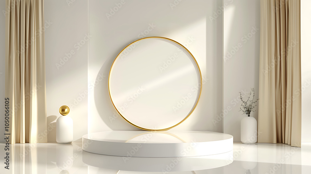 c4d render podium