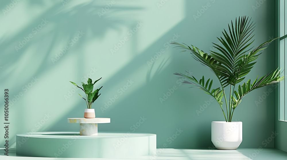 Obraz premium c4d render podium