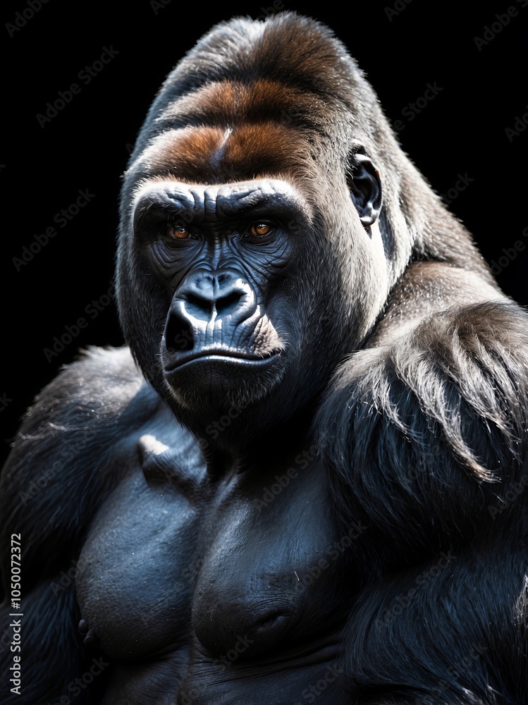 Fototapeta premium gorilla portrait