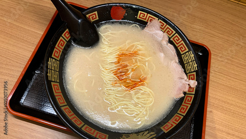 一蘭のとんこつラーメン photo