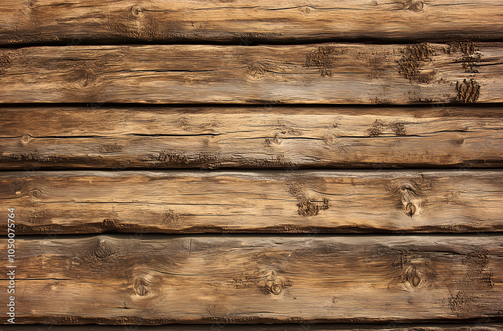 Naklejka premium Old wooden planks texture. Close-up of soft wood grain texture, in style of Scandinavian design. Warm tones, natural lighting. Gentle shadows, rustic, organic, smooth background.