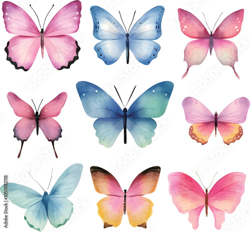 pattern with butterflies