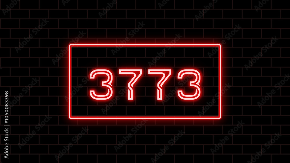 3773年のネオン文字 3773年のネオン文字