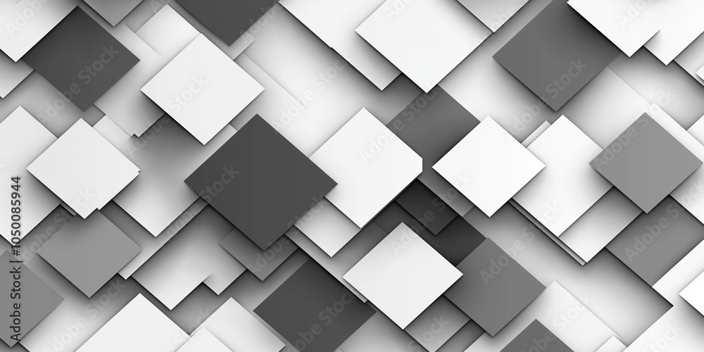 Obraz premium Gradient Squares and Depth