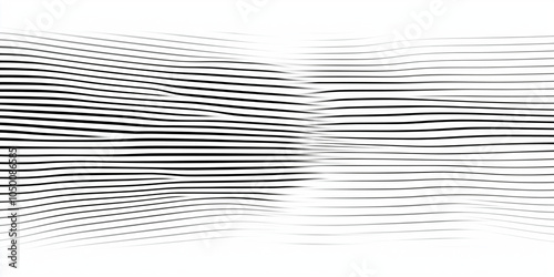 Uneven Horizontal Lines Minimalism