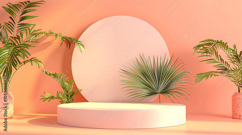 Obraz premium minimal podium